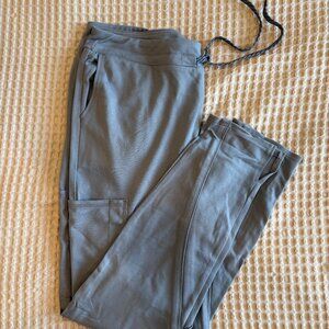 JAANUU Women's Cargo Scrub Pant - Grey - XL